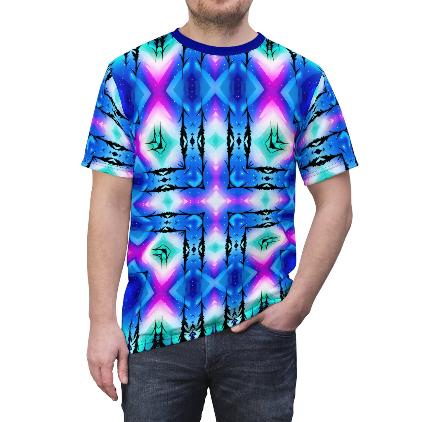 Northern Lights Echo Unisex Cut & Sew Tee (AOP)