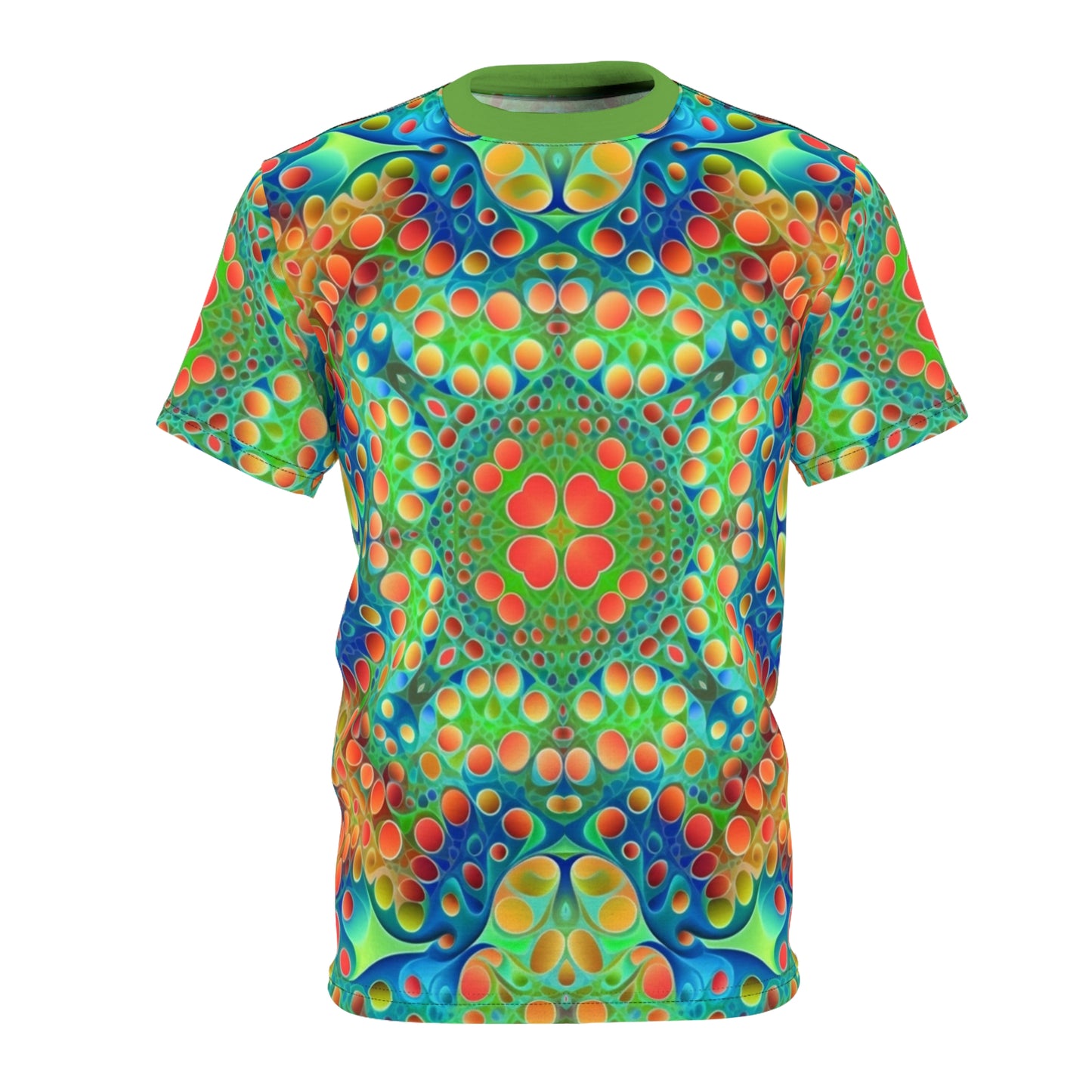 Verdant Effervescence Unisex All Over Print T-Shirt