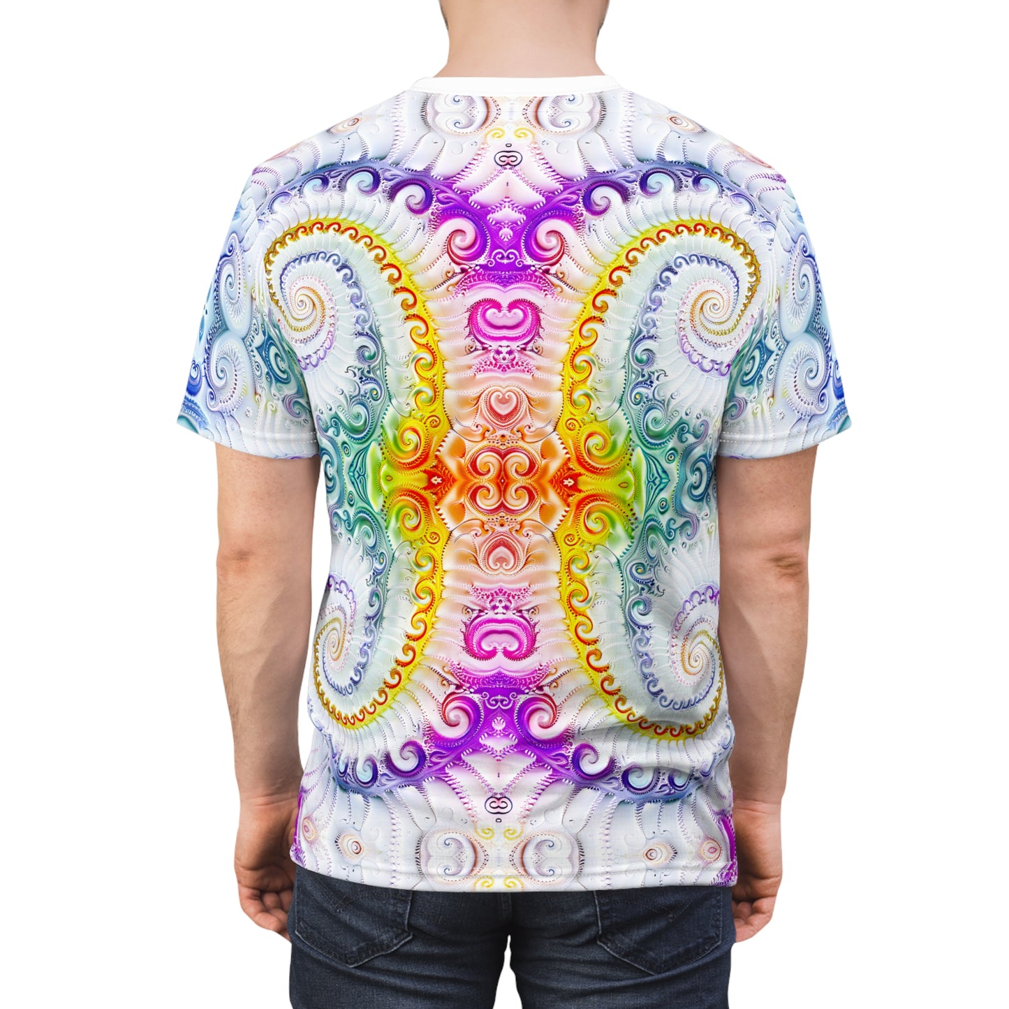 Fractal Flight White T-Shirt