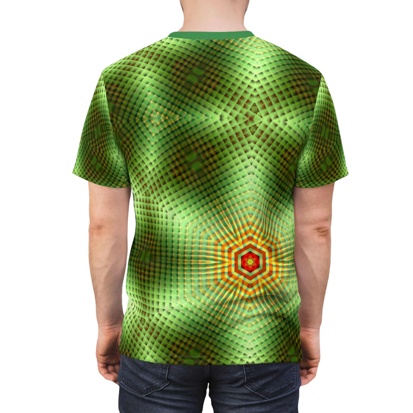 Emerald Time Wave Psychedelic Energy T-Shirt