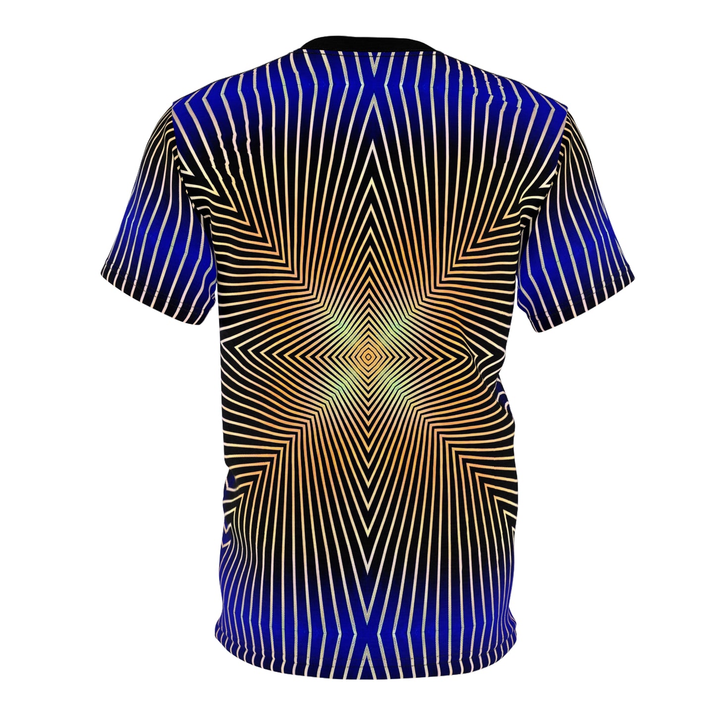 Sonic Echoes T-Shirt: Vibrant Geometric Patterns