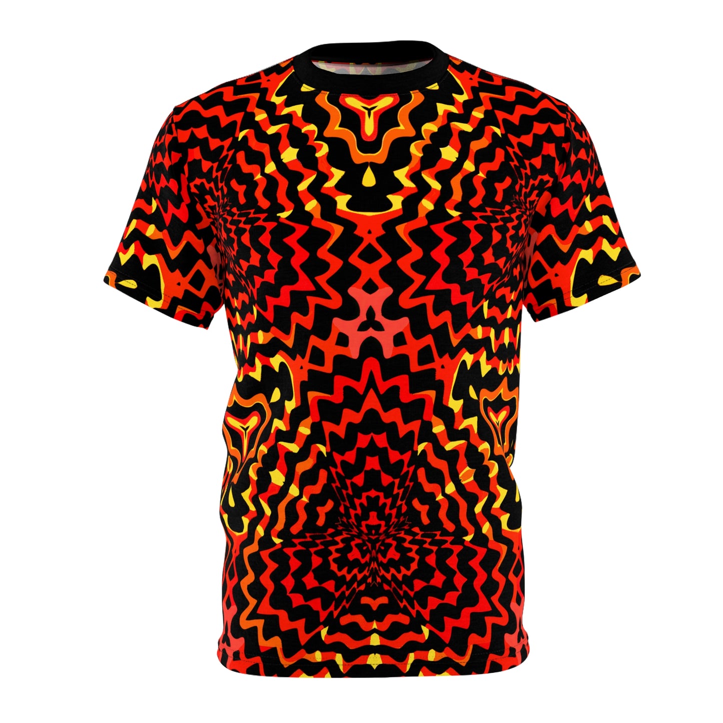 Cyclone's Embrace T-Shirt: Psychedelic Tornado Vortex Tee - Unisex All-Over Print Graphic Shirt