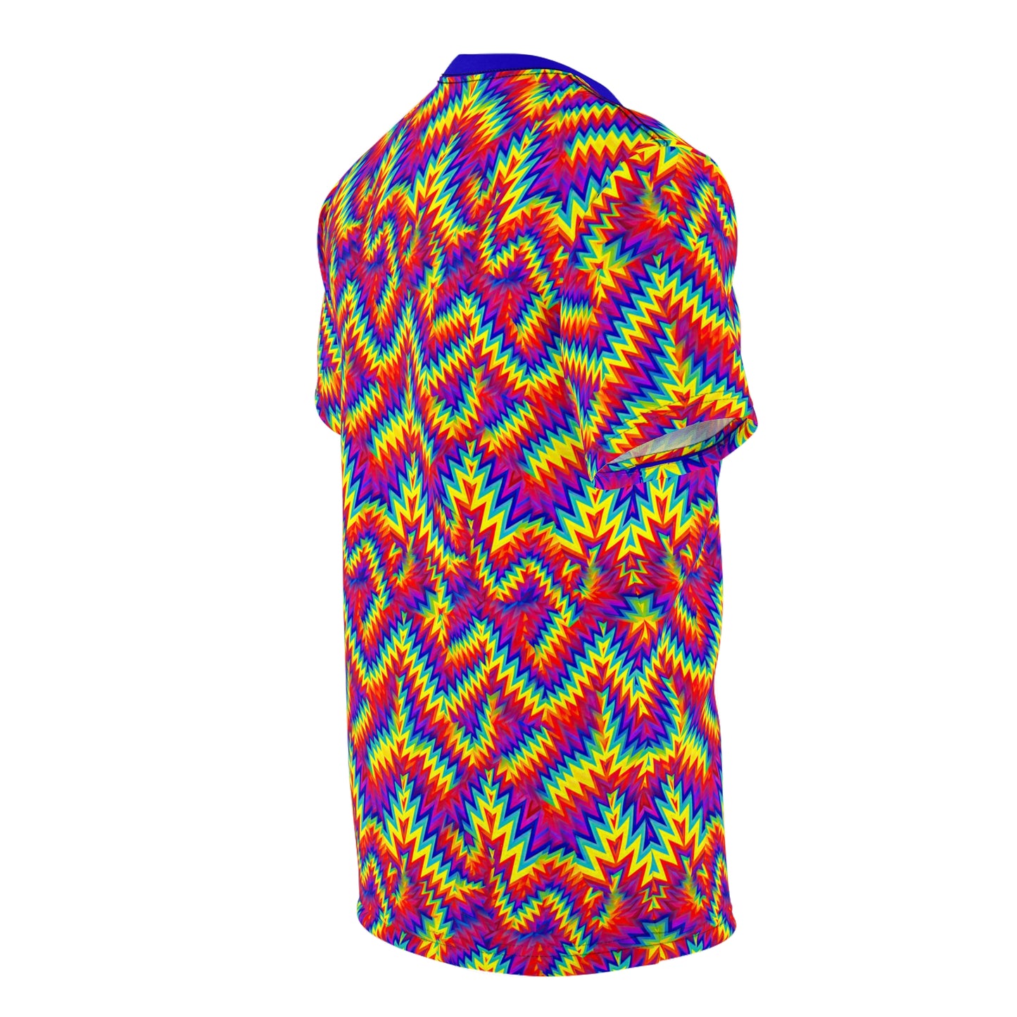 Colorful Optical Illusion Cut Out Unisex T-Shirt All Over Print