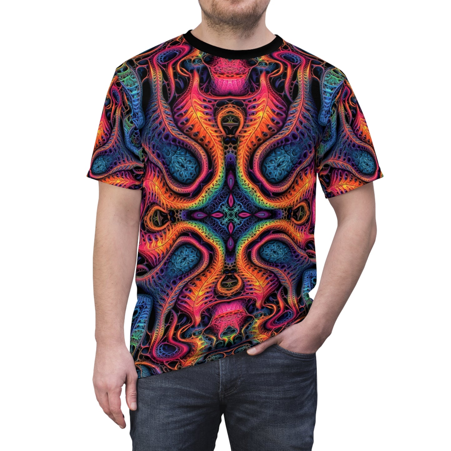 Alien Exoskeleton Unisex All over Print T-Shirt