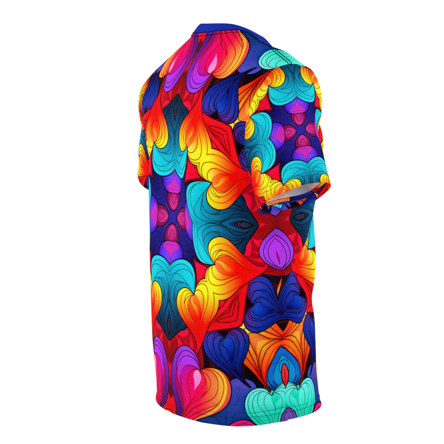 Colorfully Vibrant Hearts Unisex T-Shirt