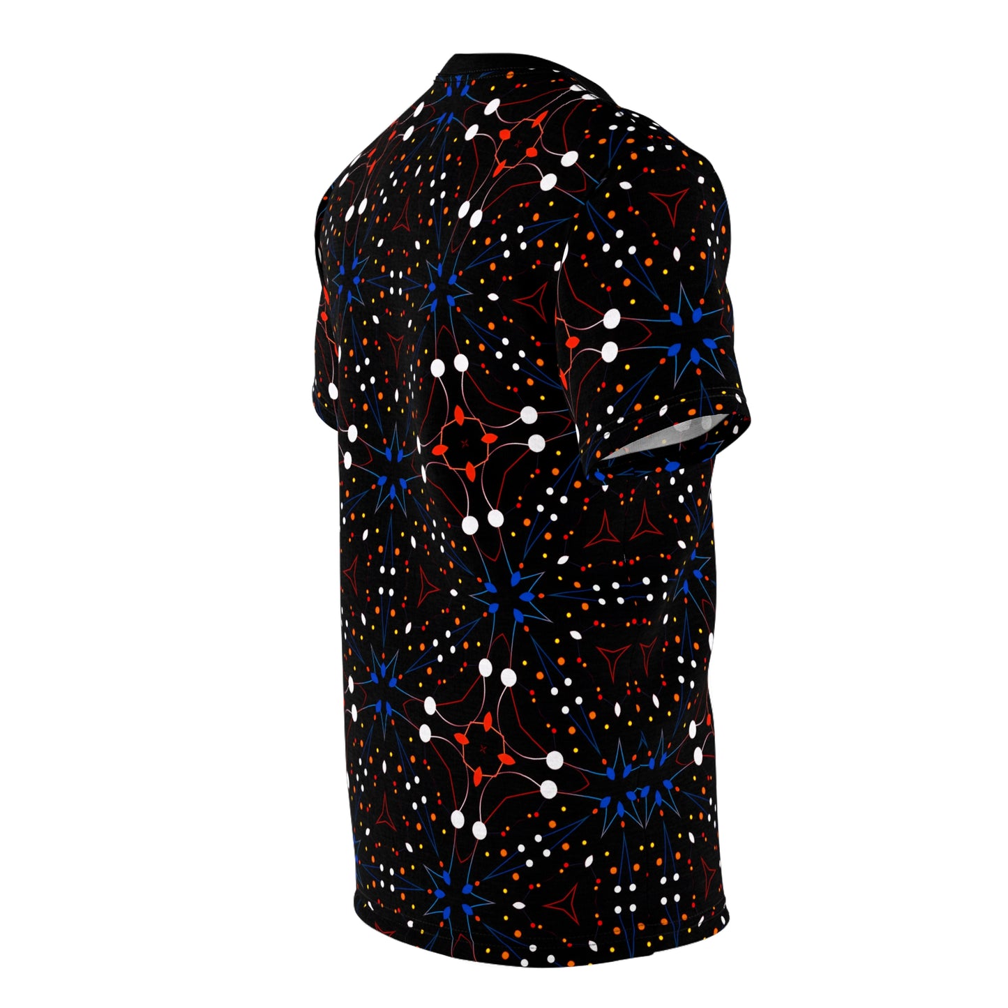 Starfield Supercluster T-Shirt: Cosmic Space Pattern Tee with Galactic Design