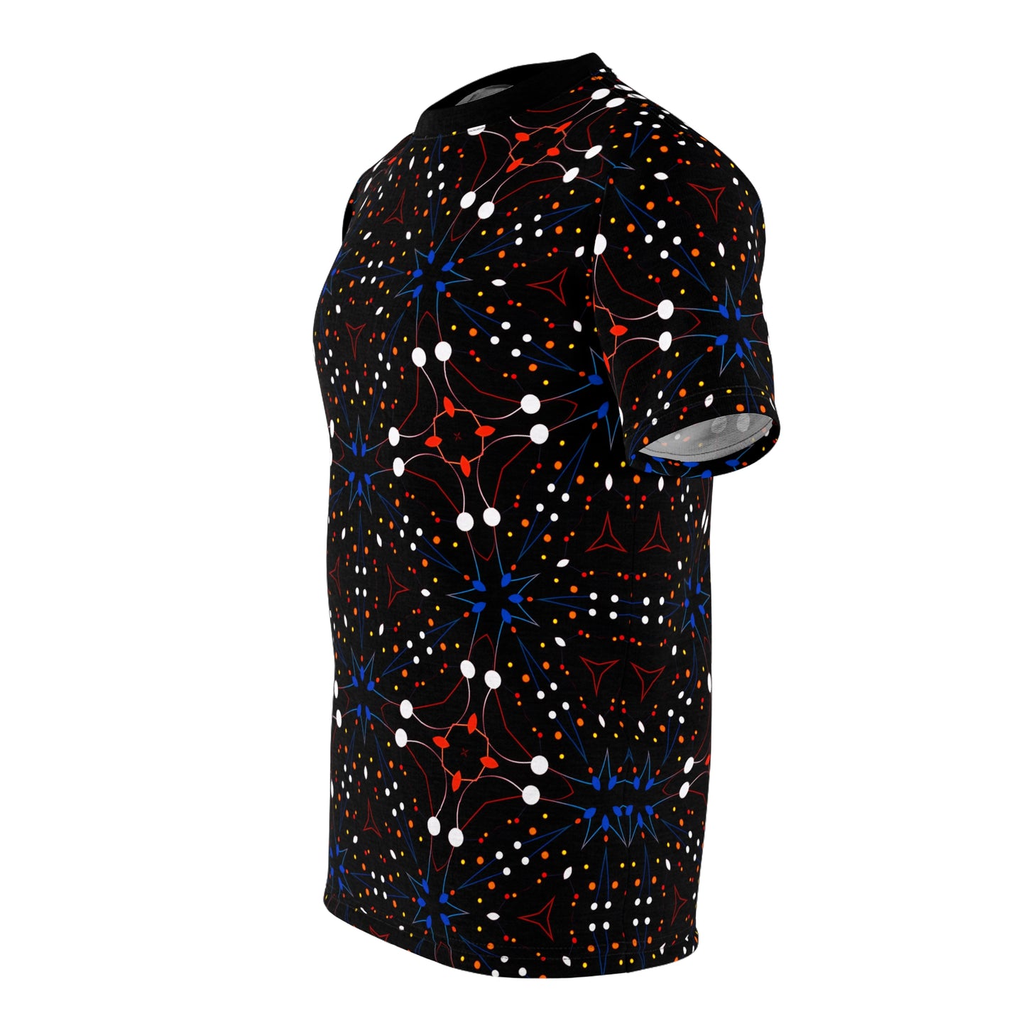 Starfield Supercluster T-Shirt: Cosmic Space Pattern Tee with Galactic Design