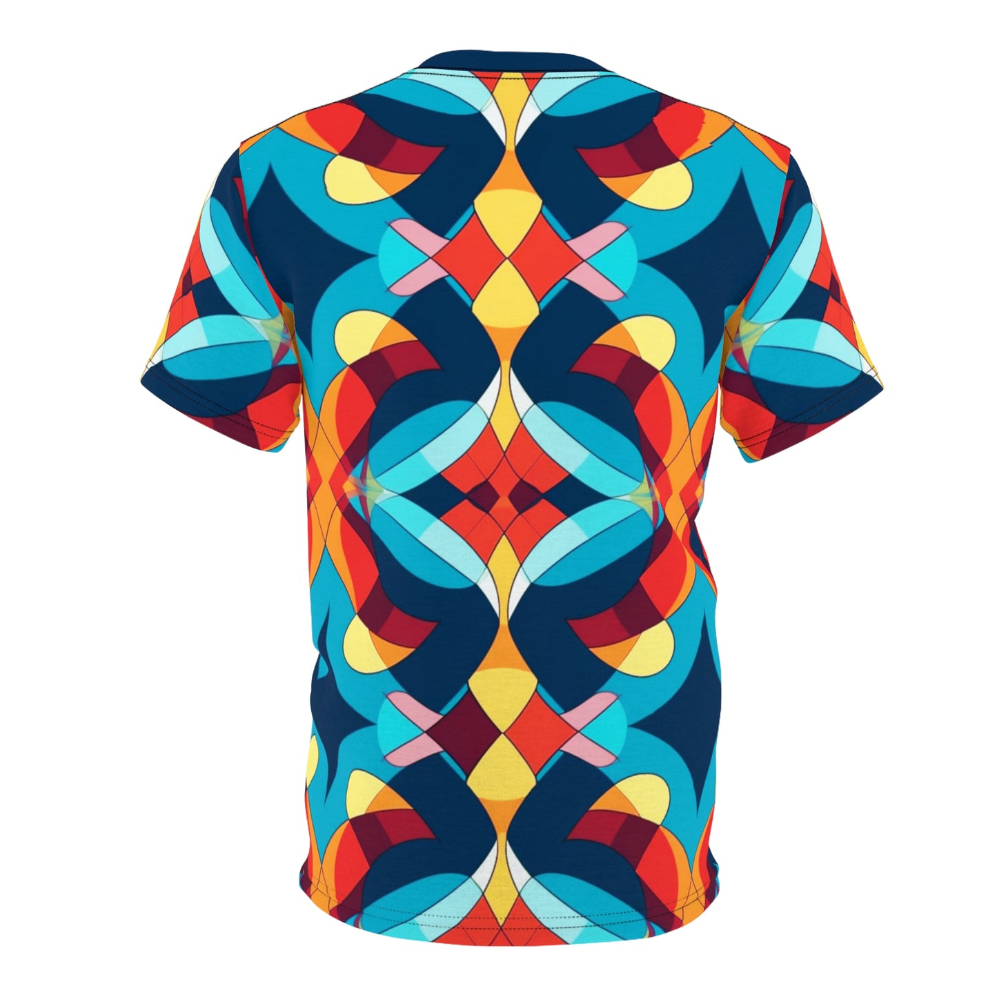 Azure Waveform Diamond All Over Print Shirt