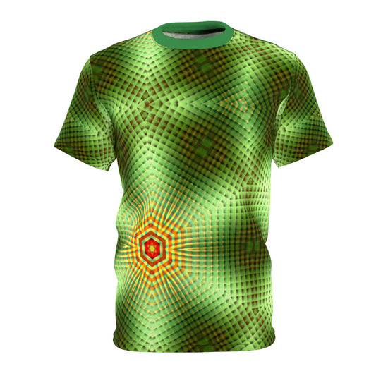 Emerald Time Wave Psychedelic Energy T-Shirt