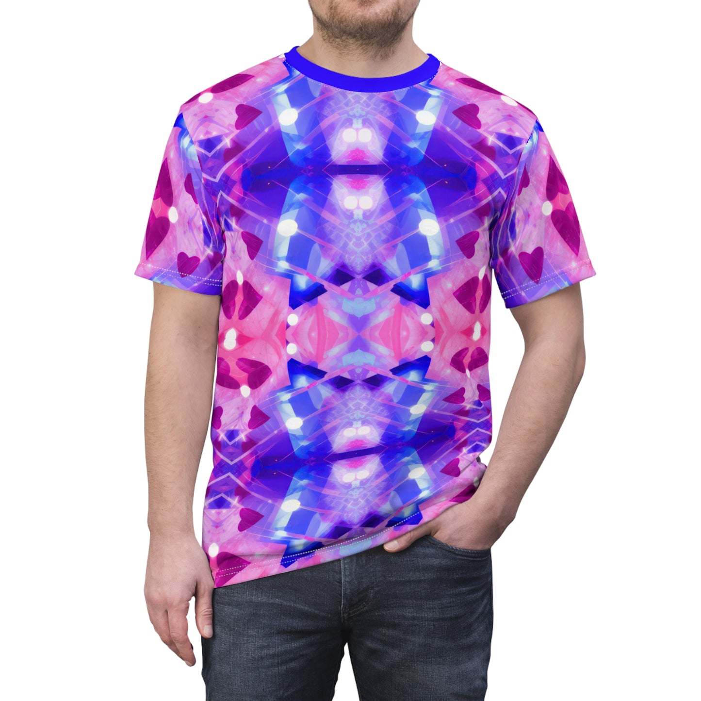 Cosmic Love Alien Connection All Over Print T-Shirt