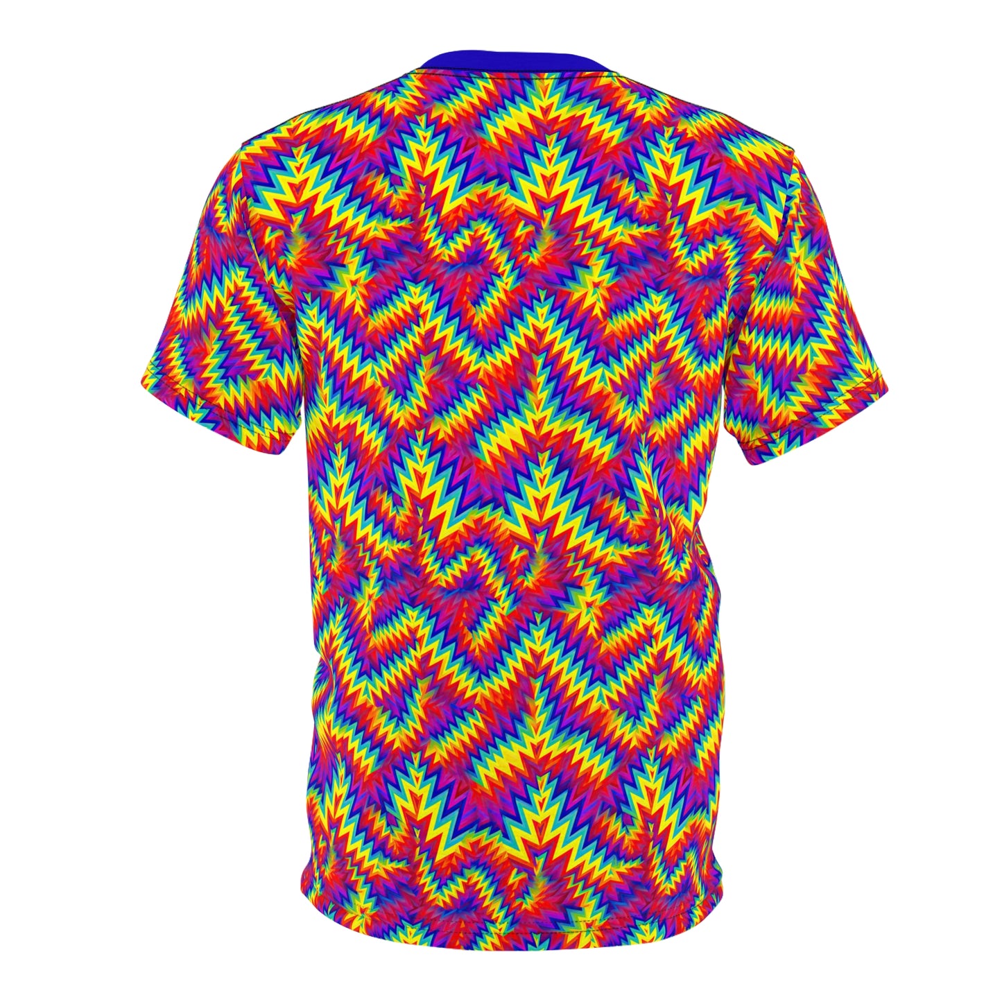 Colorful Optical Illusion Cut Out Unisex T-Shirt All Over Print