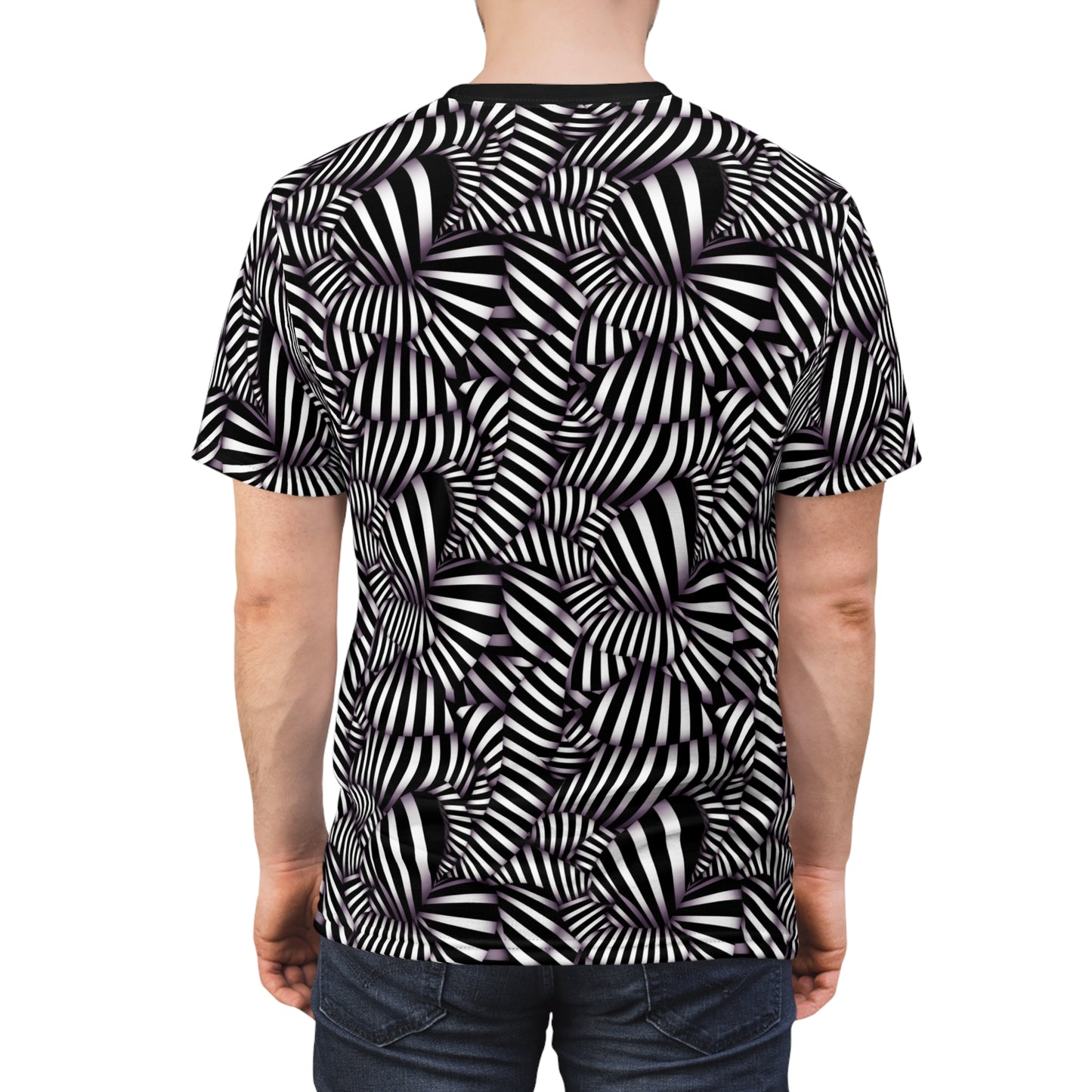 Tubular Vision Optical Illusion All Over Print T-Shirt