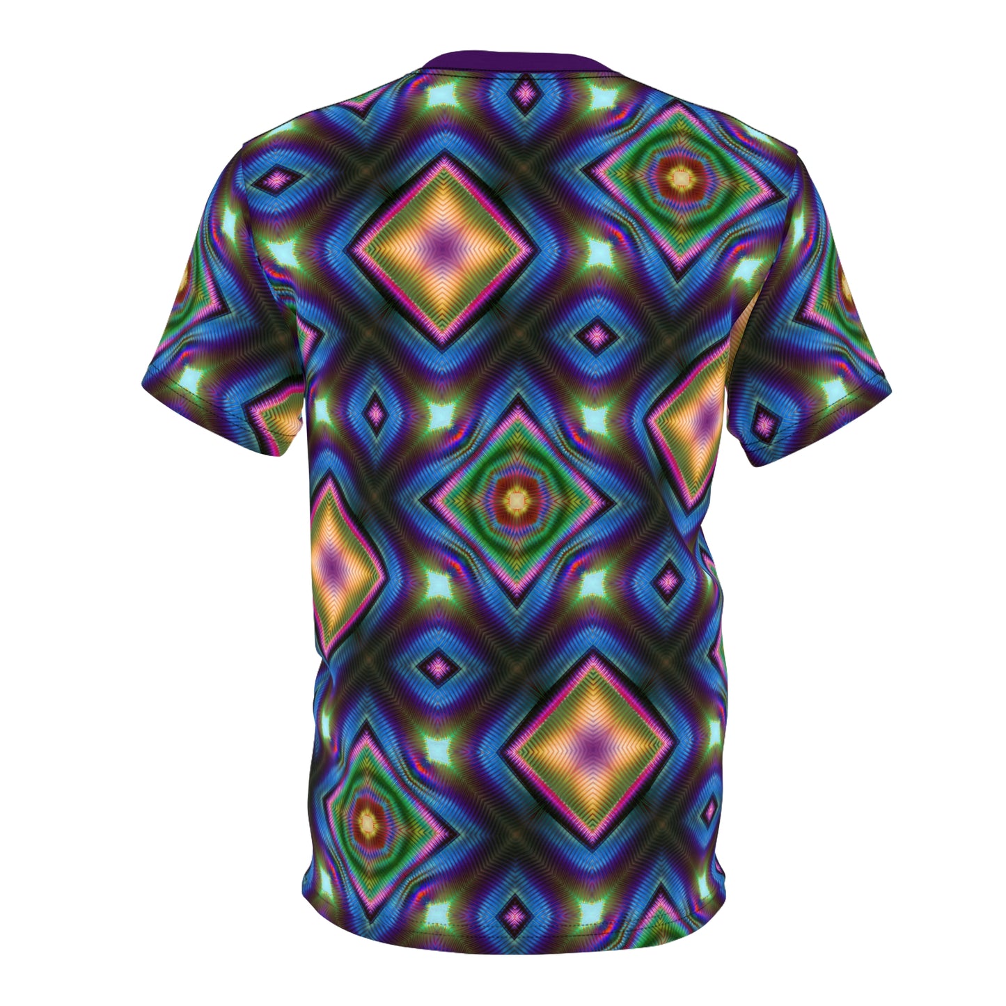 Parabolic Resonator T-Shirt - Psychedelic Geometric Pattern Tee - Vibrant Mandala Inspired Festival Clothing - Unisex Trippy Art Apparel