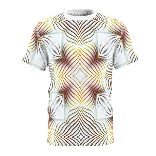 Cosmic Convergence T-Shirt - Sacred Vibrational Energy, Geometric Unity Design, Psychedelic Spiritual Wear