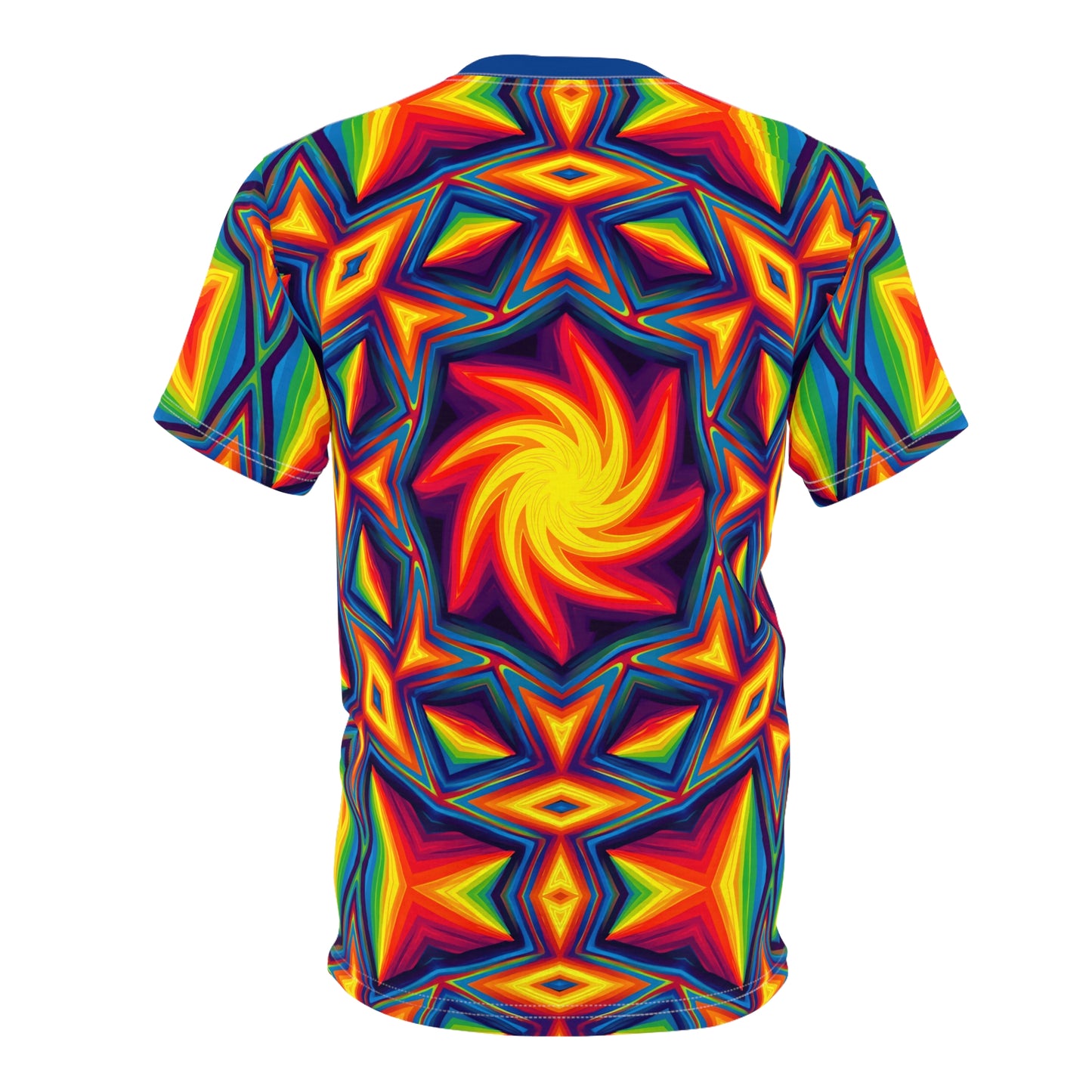 Phosphene Reverie T-Shirt - Psychedelic Swirl Design, Vibrant Festival Wear, Cosmic Geometric Art Tee